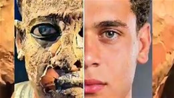 “يشبه اللاعب حمزة عبد الكريم”.. تمثال مصري قديم يثير دهشة زوار المتحف الكبير
