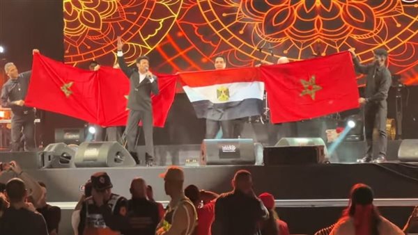 سعد الصغير يرفع علمي مصر والمغرب بعد ليلة استثنائية بموازين
