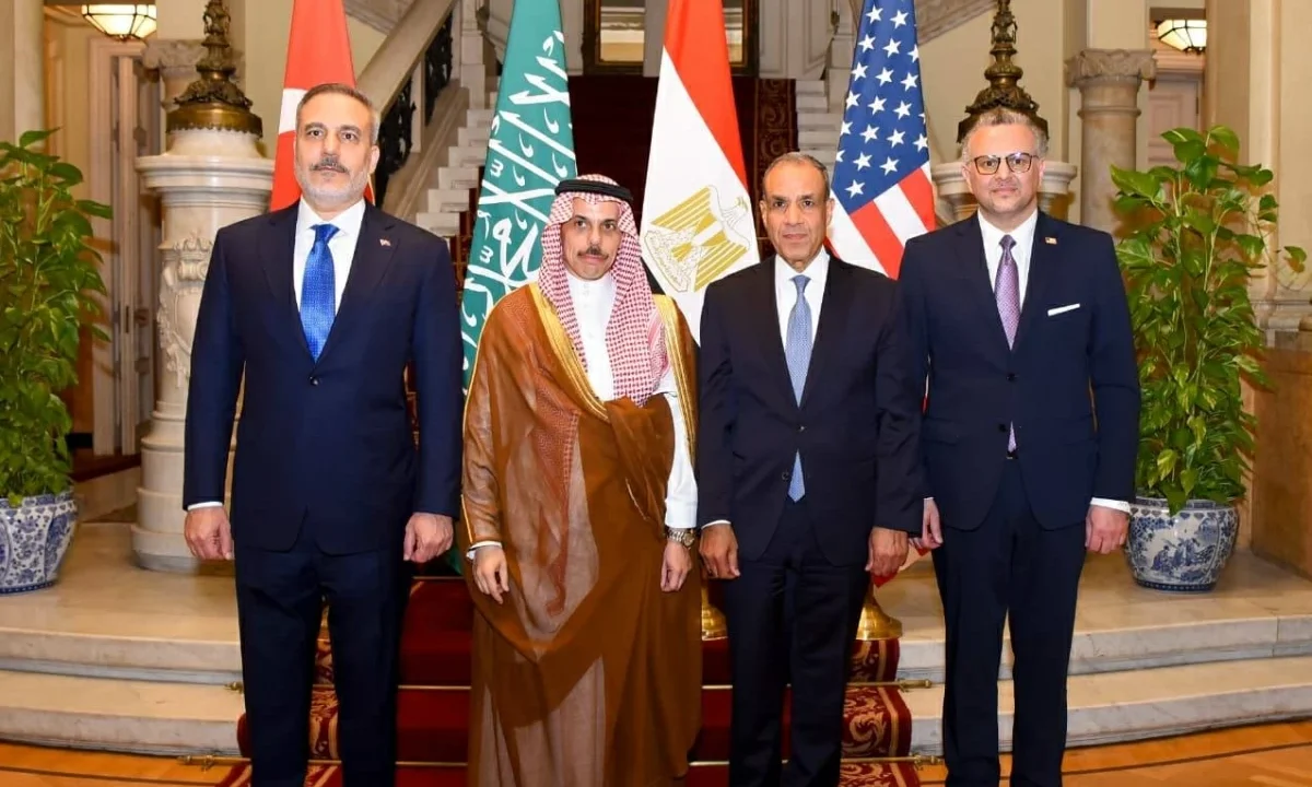 اجتماع رباعي مصري سعودي تركي أمريكي لبحث التطورات الإقليمية