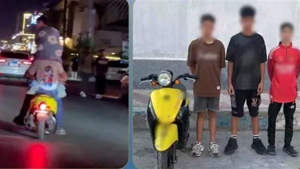 الداخلية.. ضبط 3 طلاب بتهمة قيادة دراجة نارية وأداء حركات استعراضية ببورسعيد