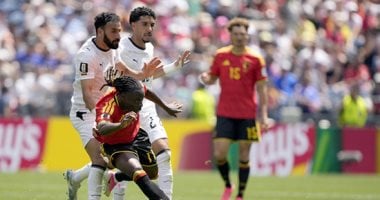 منتخب مصر يواصل تقدمه على بلجيكا 1-0 .. ومرموش يُهدر الثانى.. صور