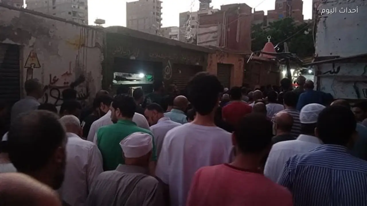 تشييع جثمان أنس على أحد مشاهير البايكرز ضحية حادث تصادم بالإسكندرية
