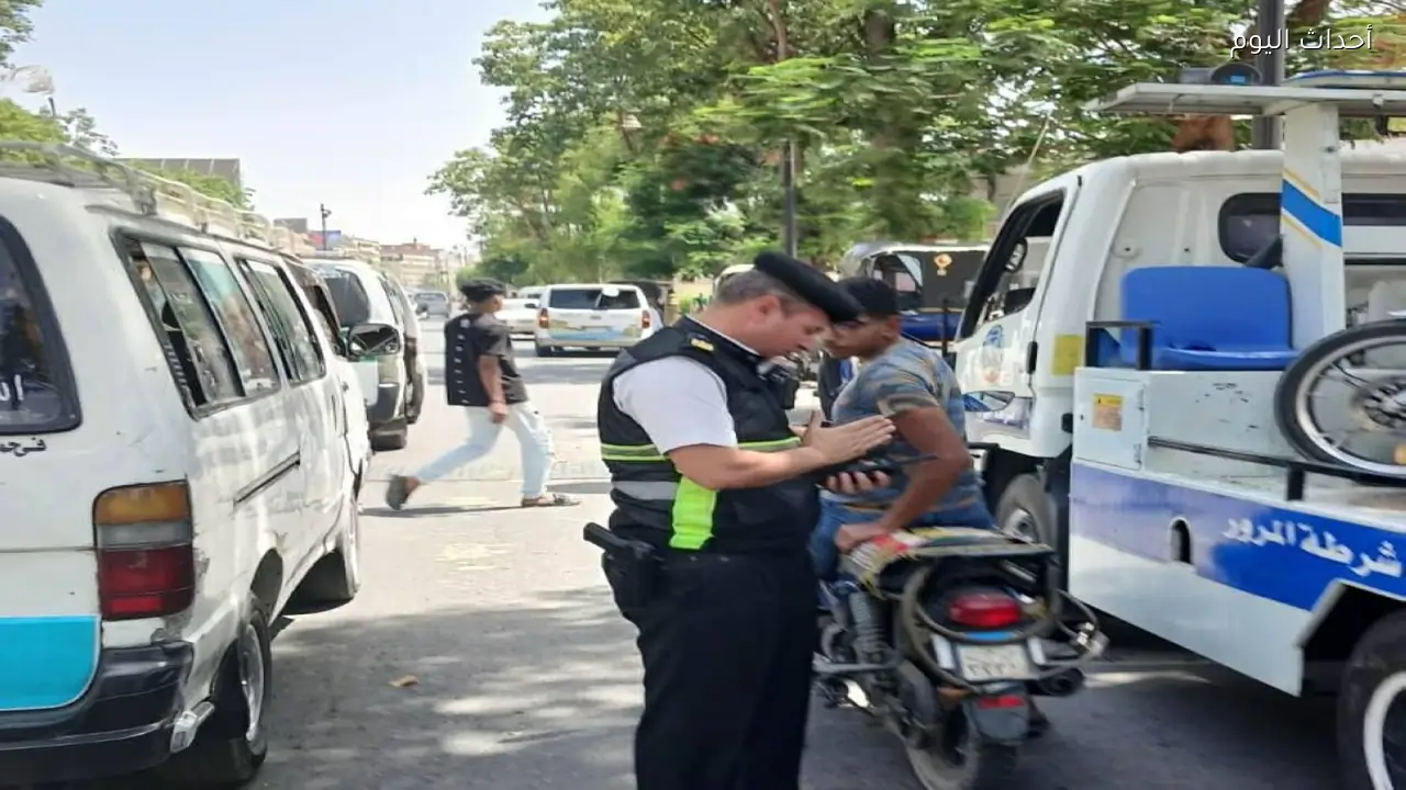 حجز 101 مركبة بسبب مخالفات مرورية في أسوان