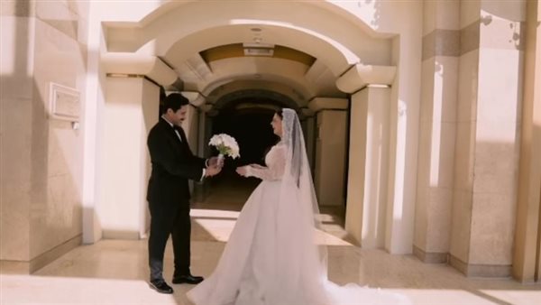 رومانسية.. أول فيديو من حفل زفاف هايدي رفعت ومصطفى منصور