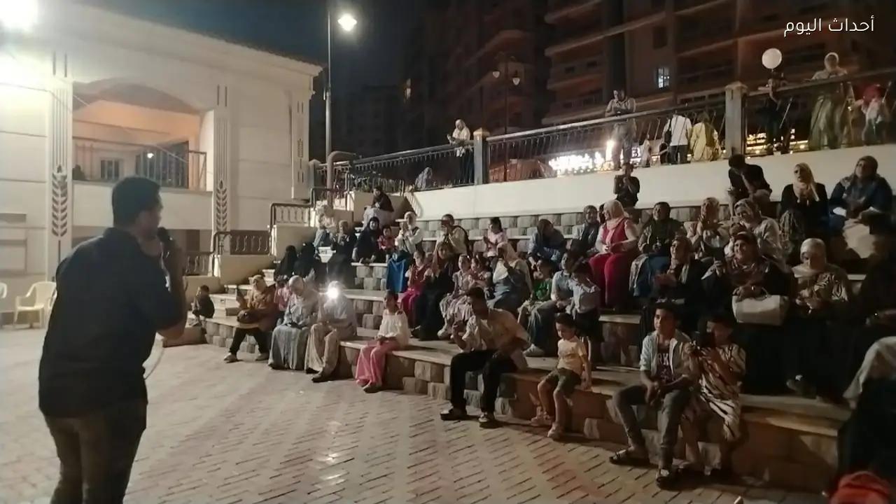 «شارع الفن» يضيء كورنيش بني سويف.. إنشاد ديني وورش لاكتشاف المواهب (صور)
