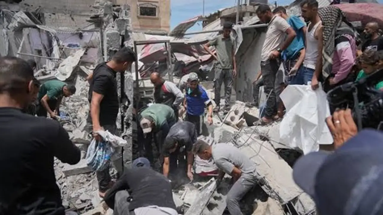 14 إصابة بينهم أطفال ونساء في غارة إسرائيلية على غزة