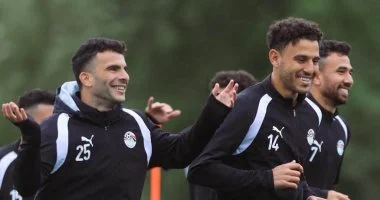 عودة حمدي فتحي ومشاركة صلاح في تدريبات منتخب مصر استعدادًا لمواجهة أستراليا