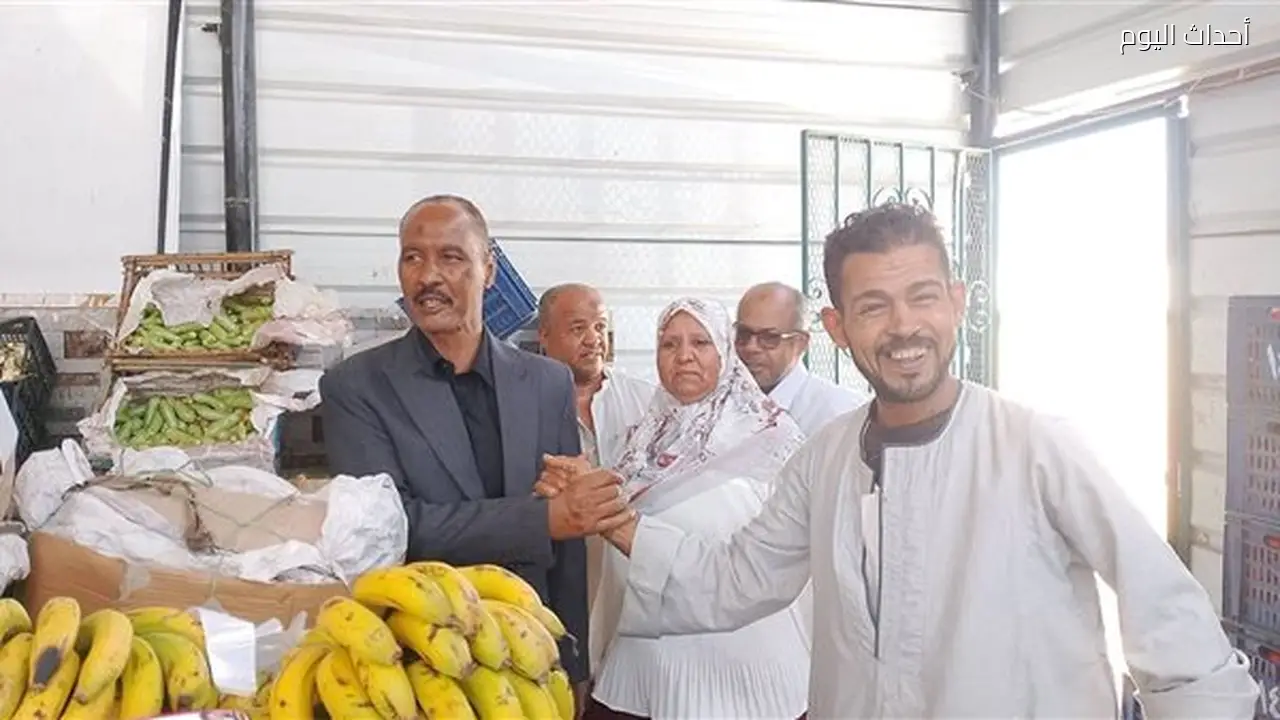 جولة ميدانية لرئيس مركز باريس لمتابعة توفير السلع المخفضة في الوادي الجديد