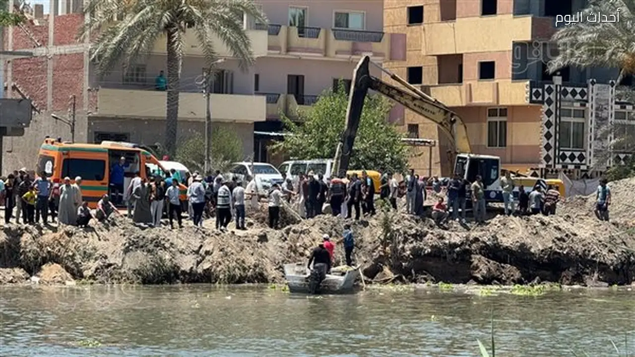 غرق كراكة في ترعة الإسماعيلية وانتشال جثمان السائق