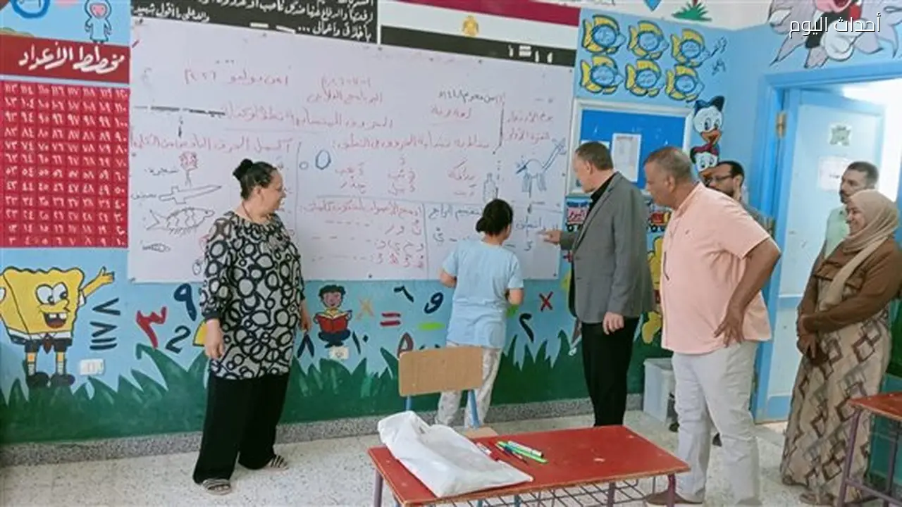 وكيل وزارة التعليم بأسيوط يتفقد الأنشطة الصيفية والبرنامج العلاجى بإدارة ساحل سليم