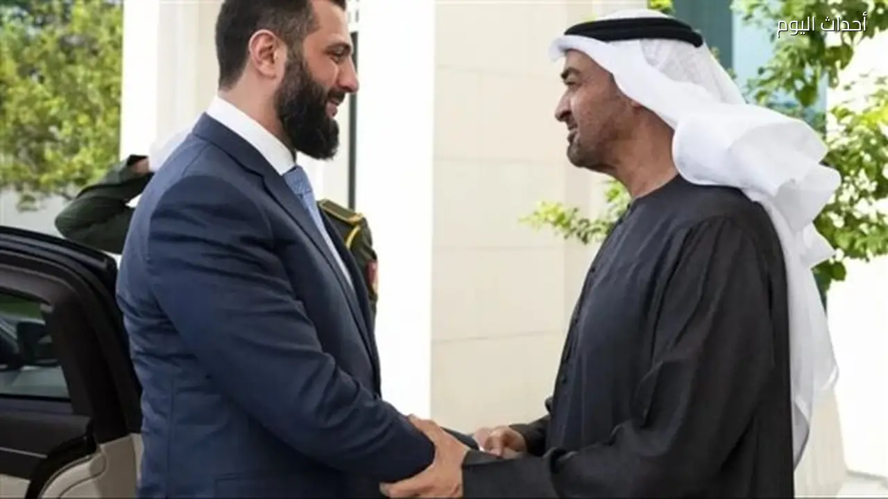 محمد بن زايد وأحمد الشرع يبحثان تعزيز التعاون والشراكة الاستثمارية