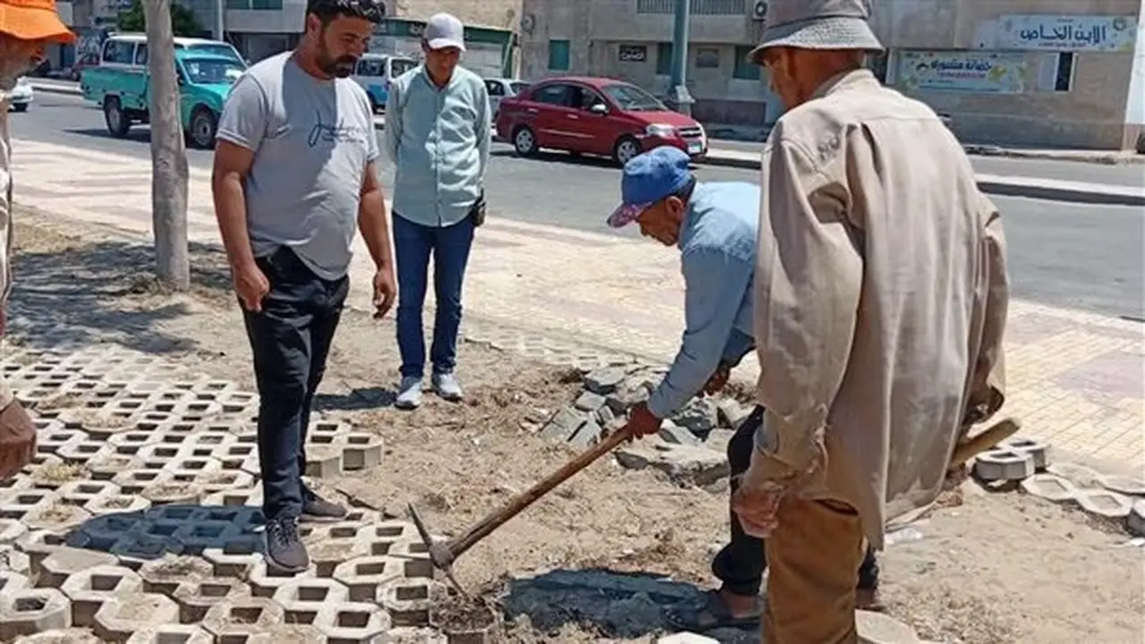 جهود مكثفة لتطوير ممشى كورنيش النيل في دمياط