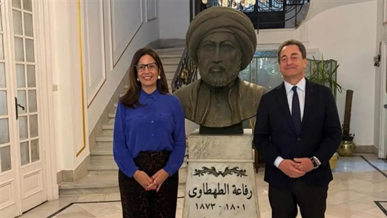 جيهان زكي تتابع مشروعات التعاون الثقافي مع السفير الفرنسي بالقاهرة بعد زيارة باريس