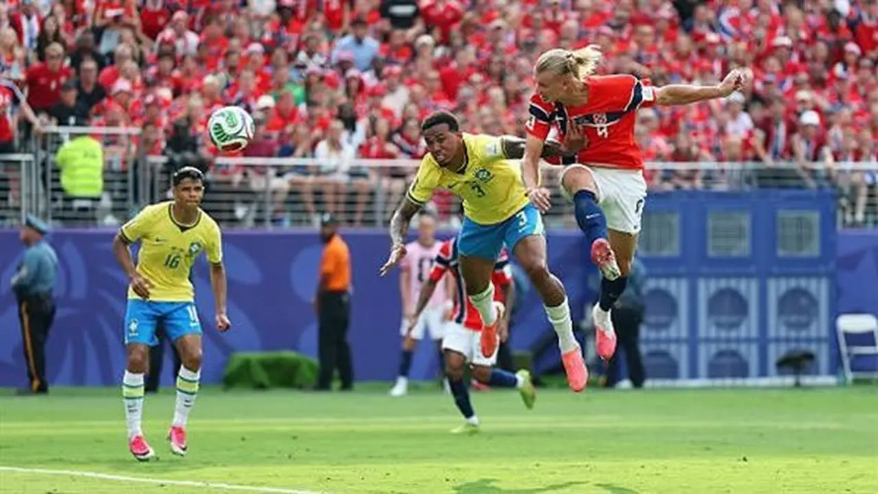 هالاند يسجل الهدف الأول للنرويج في مرمى البرازيل في كأس العالم 2026 (فيديو)