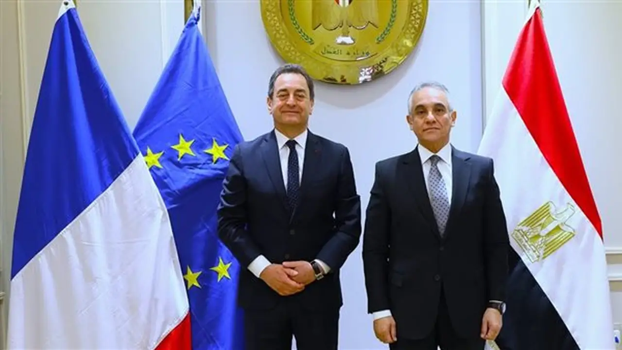 وزير العدل المصري والسفير الفرنسي يبحثان تعزيز التعاون القضائي والتحول الرقمي