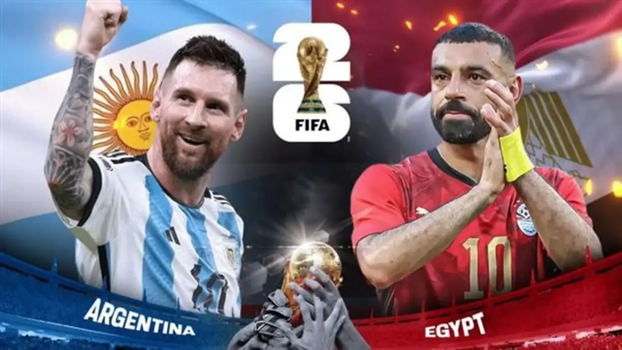 تردد القنوات الناقلة لمباراة مصر والأرجنتين في كأس العالم 2026