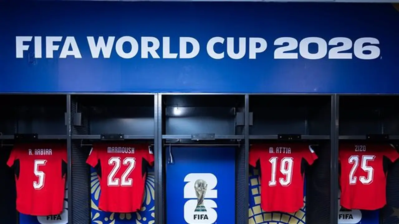 غرفة ملابس منتخب مصر قبل مواجهة الأرجنتين في كأس العالم 2026 (صور)