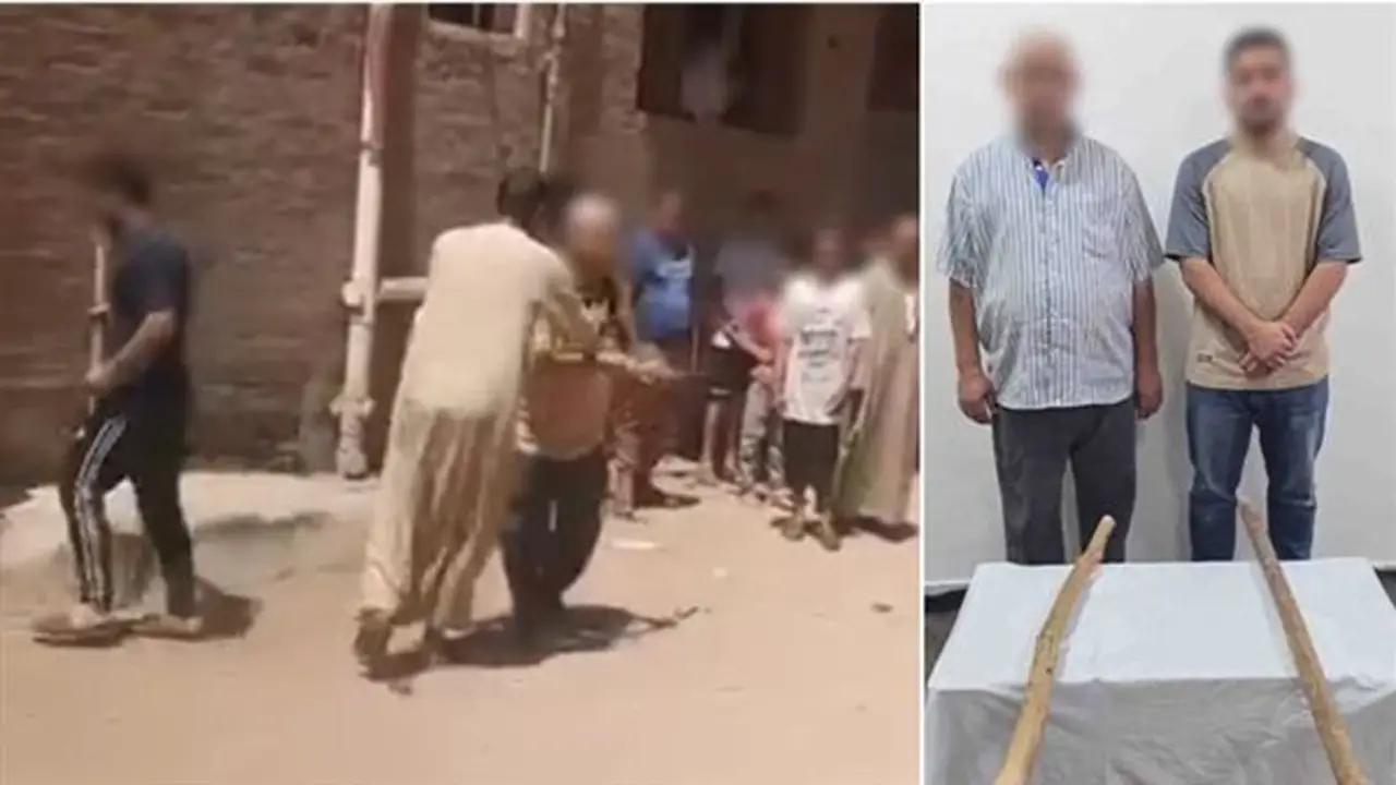 ضبط أب ونجله بعد اعتدائهما على سيدتين بعصا خشبية في البحيرة