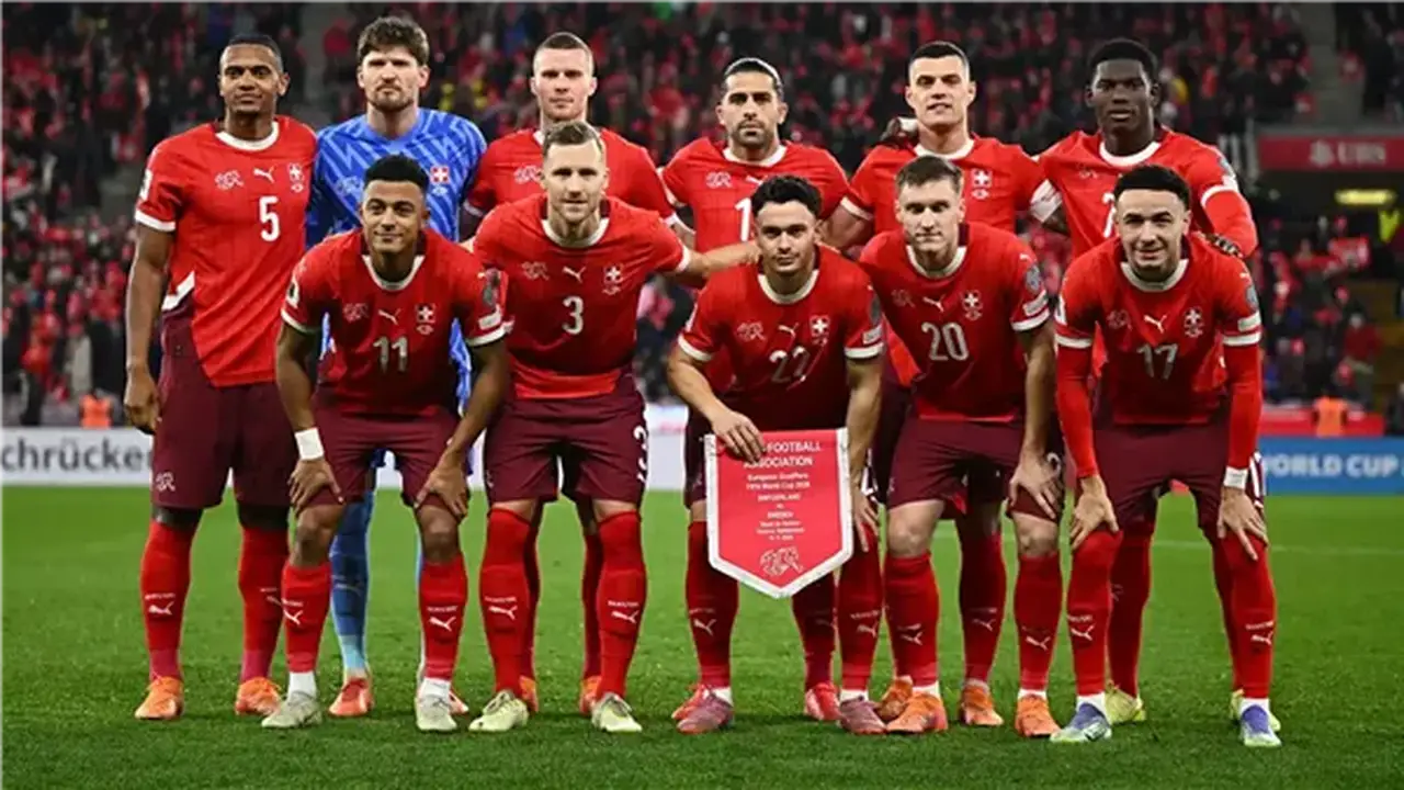 التشكيل الرسمي لمباراة سويسرا وكولومبيا في دور الـ16 بكأس العالم 2026