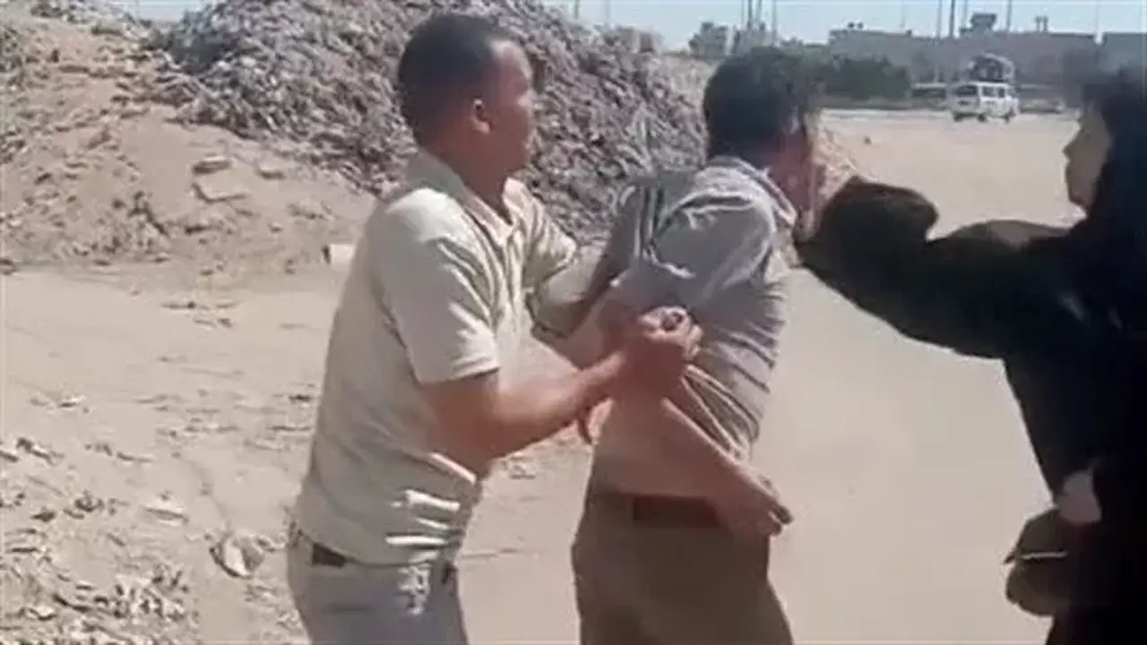 الأمن يحقق في فيديو يظهر اعتداء سيدة على شخص