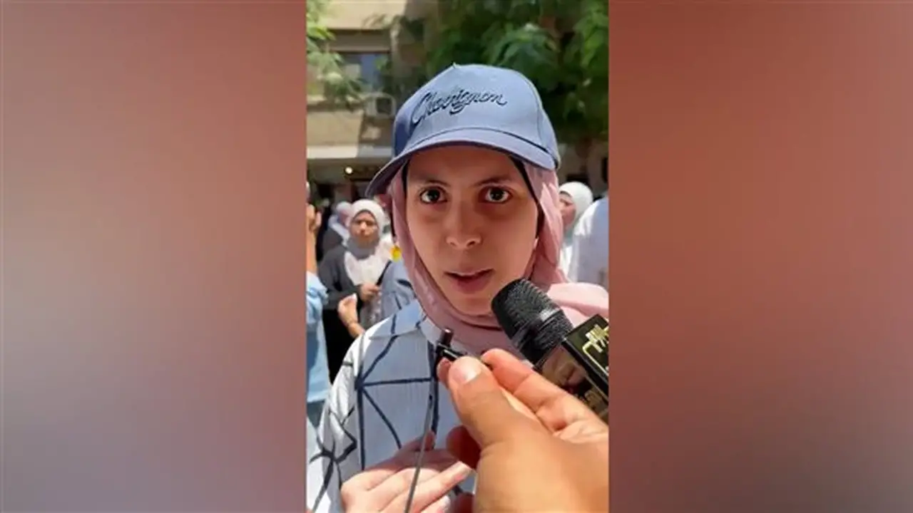 طالبة في لجنة امتحان الفيزياء بالدقي: الأسئلة مألوفة لكني نسيتها (فيديو)
