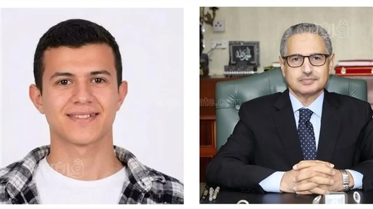 محافظ بني سويف يهنئ الطالب بدر محمود حسن لحصوله على المركز الأول في الدبلومات الفنية