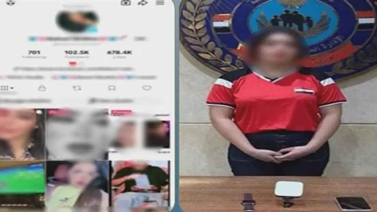 ضبط صانعة محتوى في النزهة بتهمة نشر مقاطع رقص خادشة للحياء