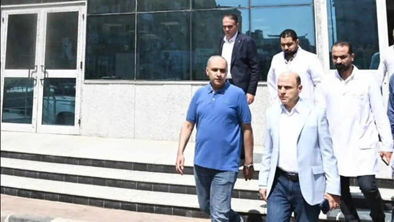 محافظ الغربية يتفقد مصابي حادث قطار كفر الشيخ بمستشفى طنطا العام (صور)