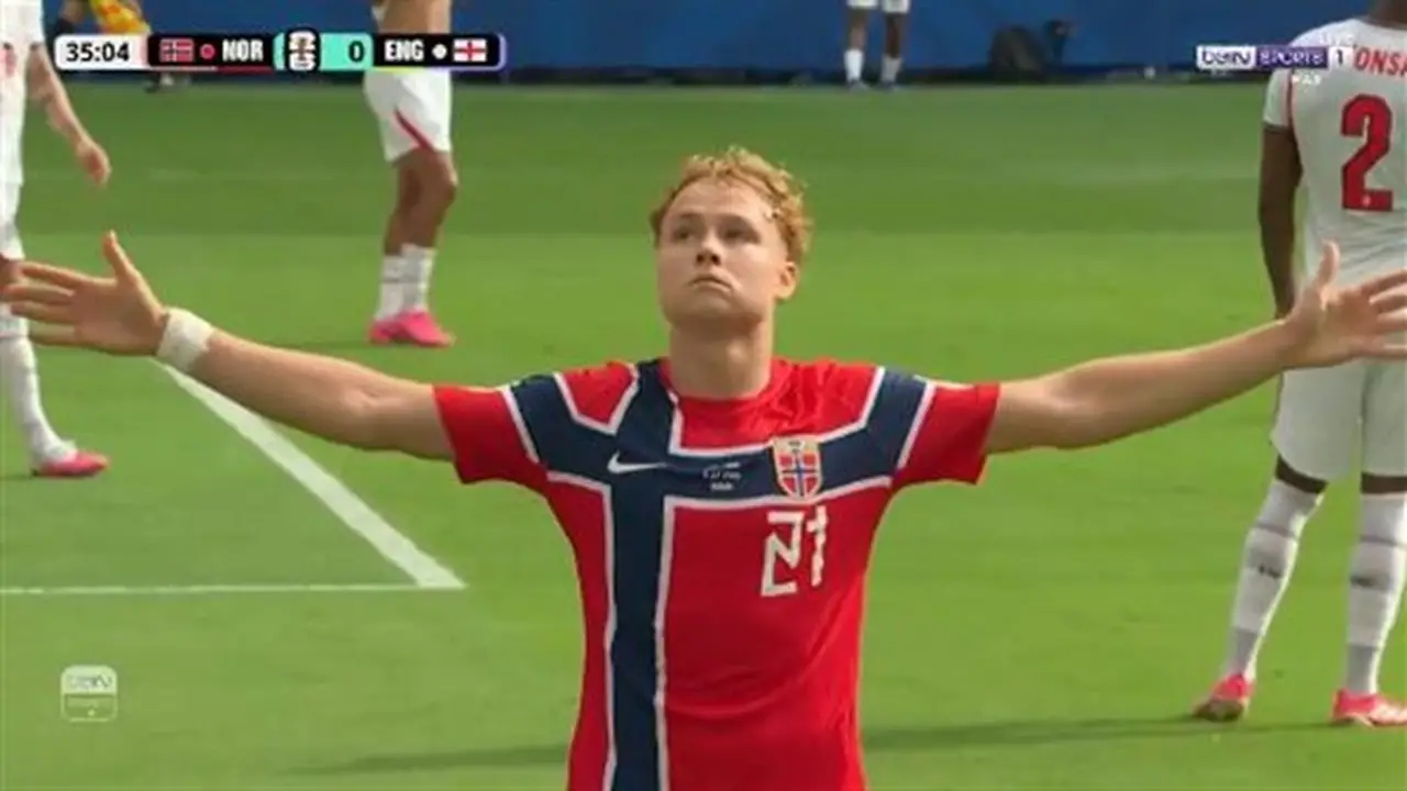النرويج تتقدم على إنجلترا بهدف في كأس العالم 2026 (فيديو)