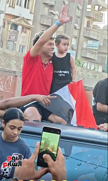 إمام عاشور خلال الاحتفال إمام عاشور خلال الاحتفال