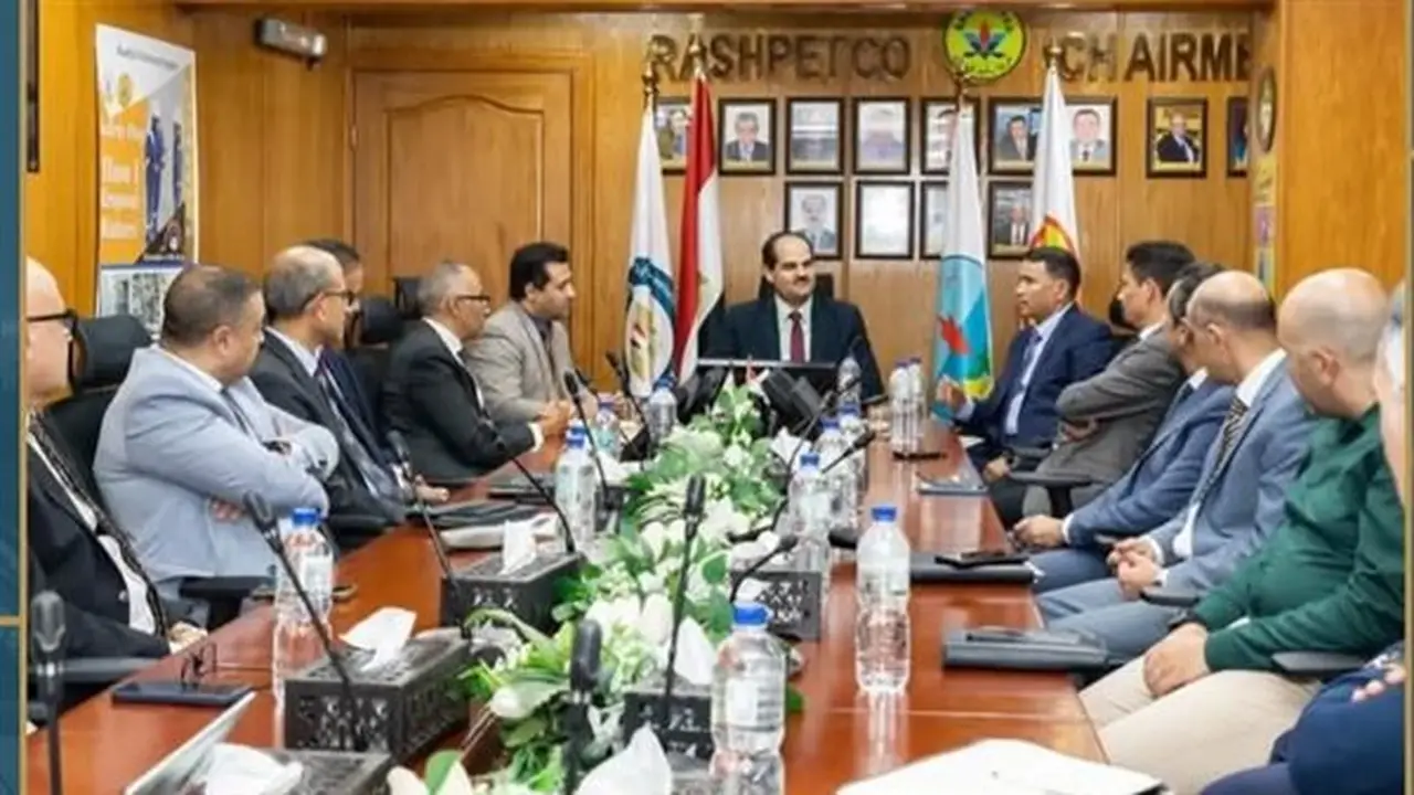 متابعة خطط زيادة إنتاج الغاز في البرلس من قبل رئيس شركة إيجاس