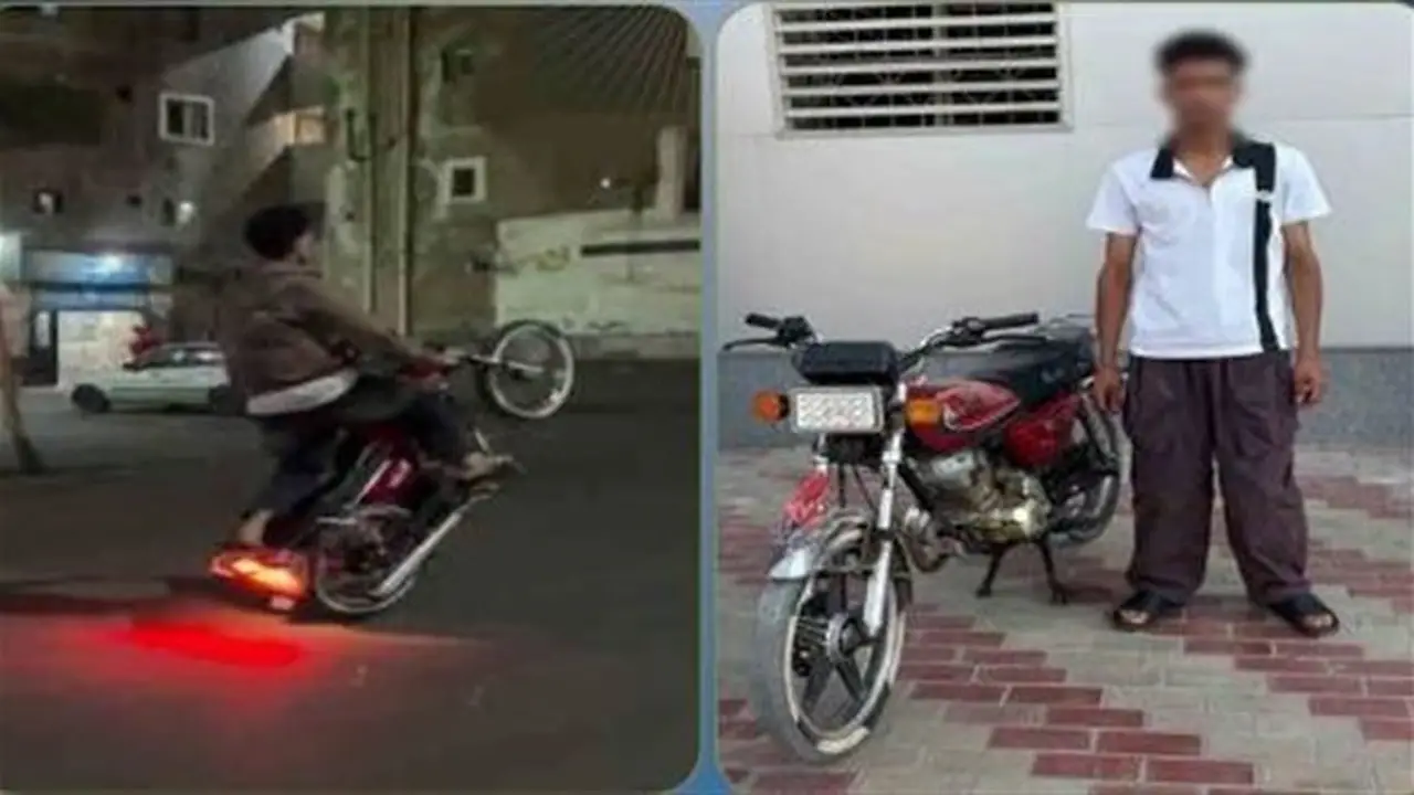 ضبط قائد دراجة نارية بتهمة أداء حركات استعراضية والسير عكس الاتجاه في مدينة السلام (فيديو)
