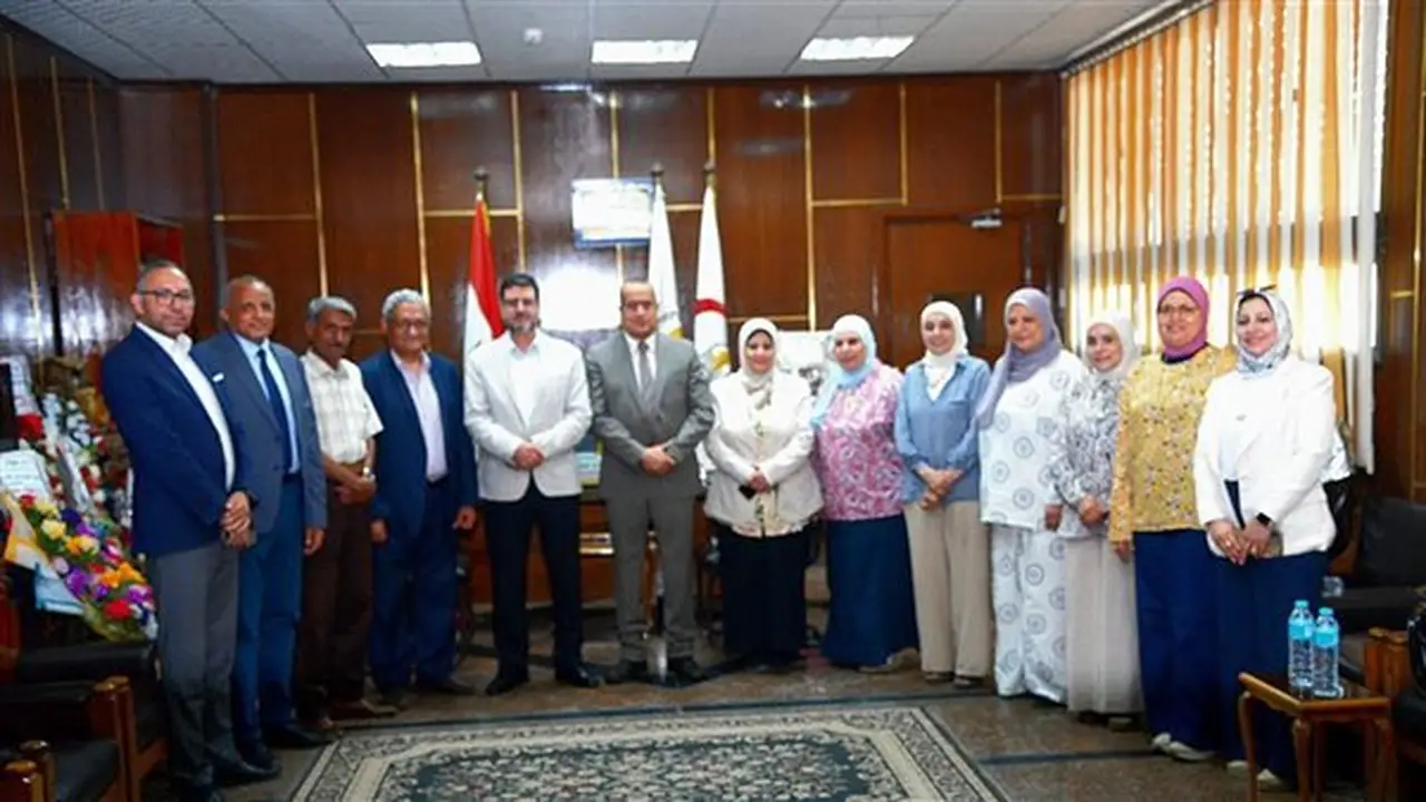 استقبال وفد المجلس الوطني للاعتماد «إيجاك» في كلية الطب بجامعة أسيوط