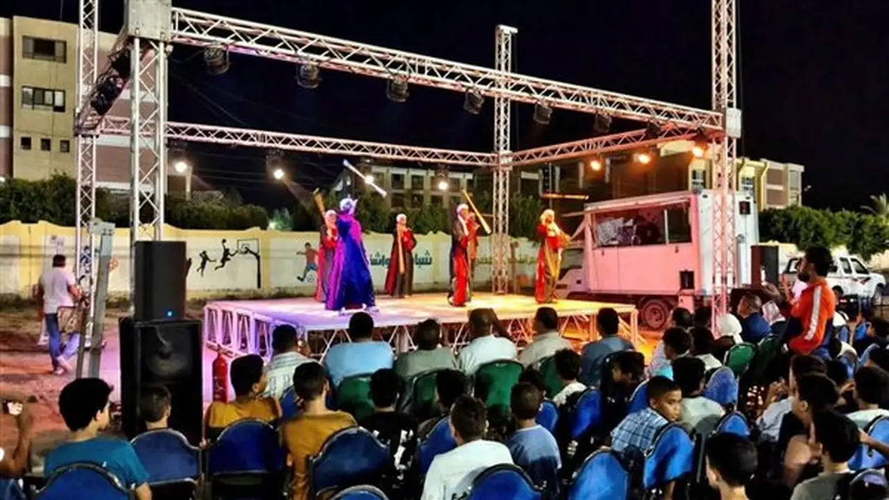 ختام المسرح المتنقل بفعاليات توعوية وفنية في الفيوم