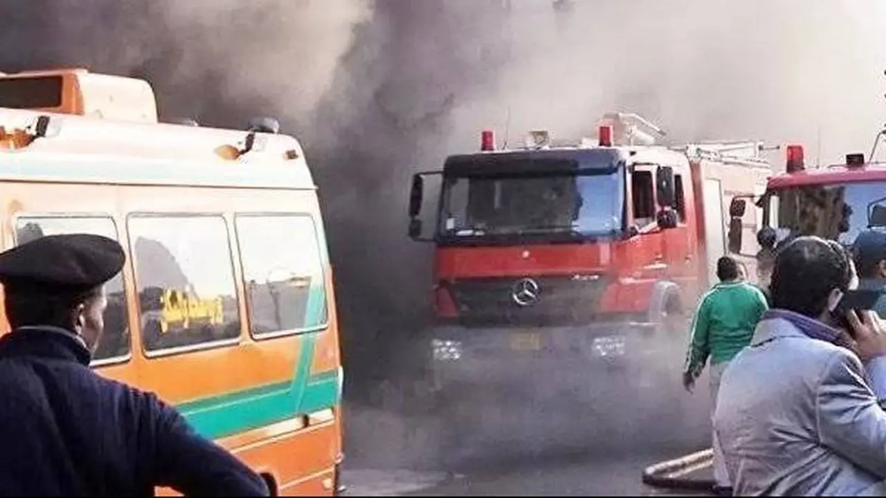 إخماد حريق في هيش بجوار محطة كهرباء اللاهون بالفيوم دون إصابات