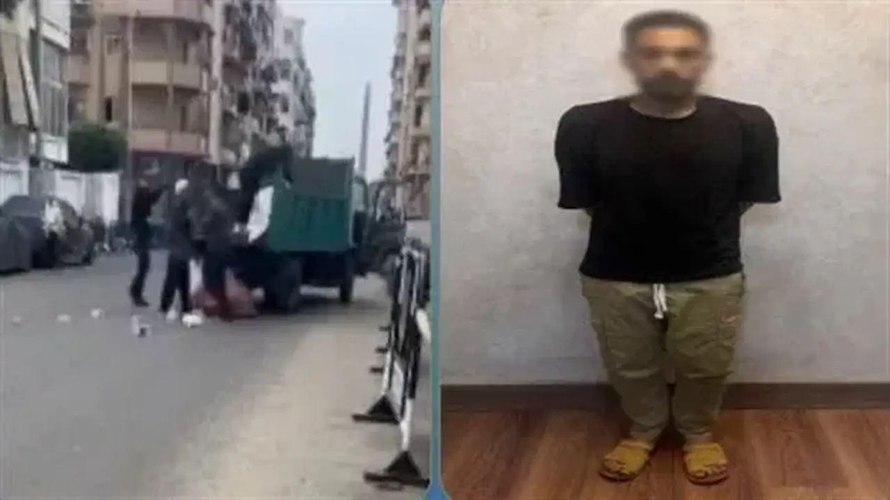 القبض على المتهم بإعادة نشر فيديو قديم لموظف يدفع عامل خردة في بورسعيد