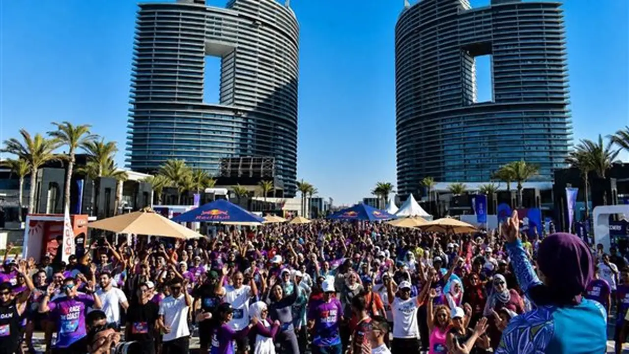 انطلاق ماراثون 10K Race the Coast في العلمين الجديدة بمشاركة 1000 متسابق