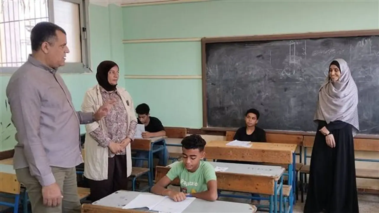 انطلاق امتحانات الدور الثاني في دمياط ووكيل الوزارة يتفقد اللجان