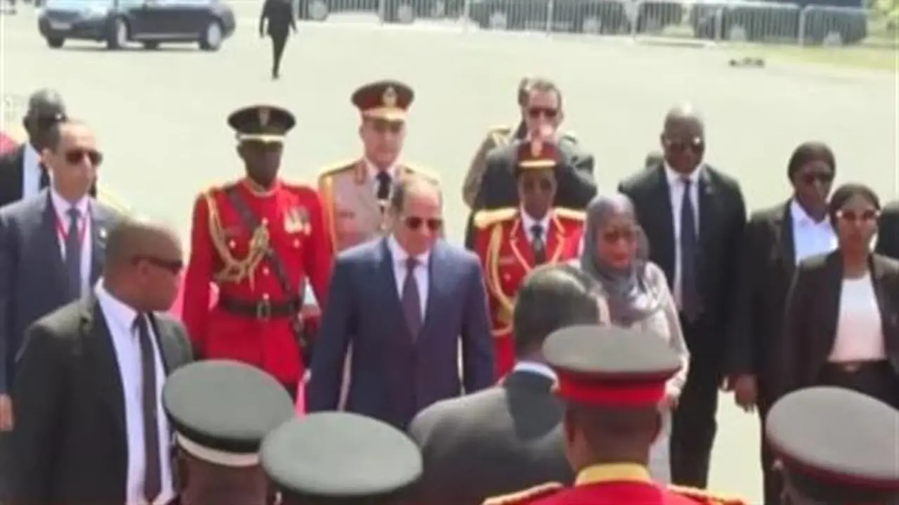 الرئيس السيسي يصل إلى تنزانيا في زيارة رسمية.. واستقبال رسمي بمطار دار السلام