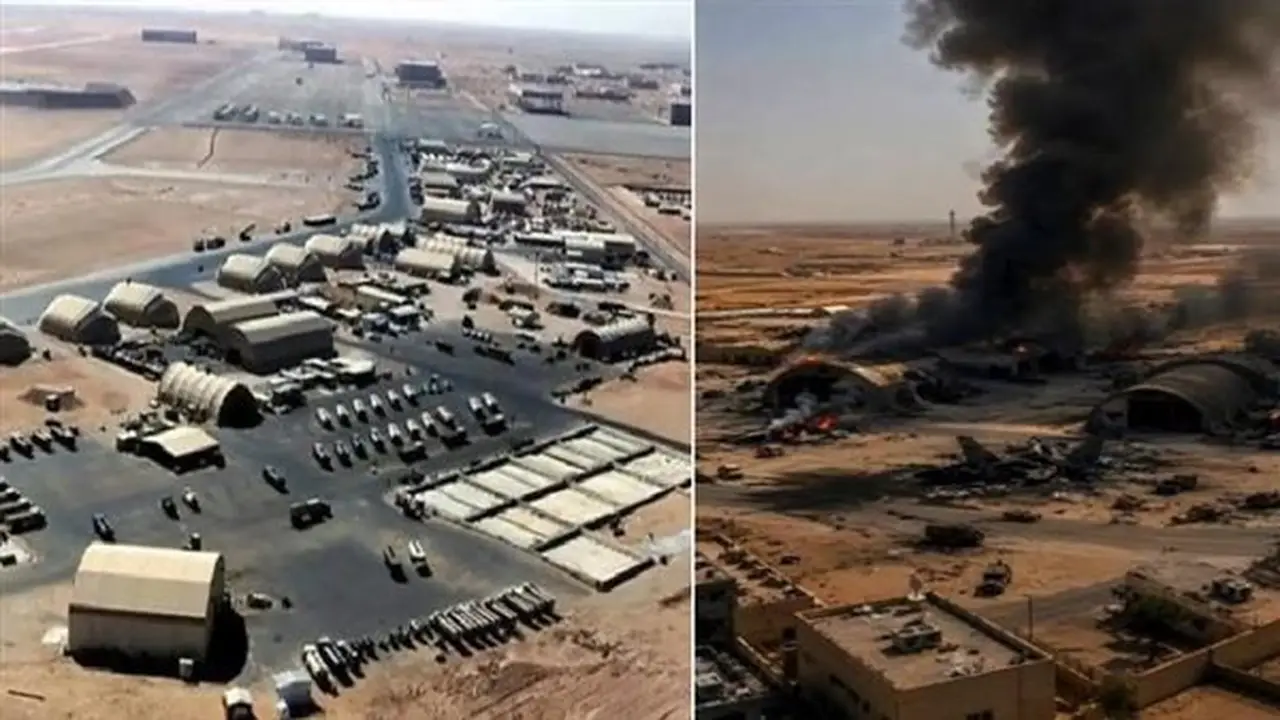 لحظة الهجوم الإيراني على القاعدة العسكرية الأمريكية في الأردن (فيديو)