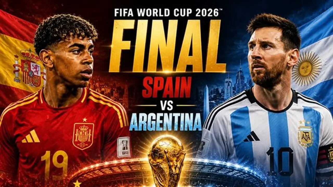اليوم، الحلم الإسباني يواجه طموح الأرجنتين في نهائي كأس العالم 2026