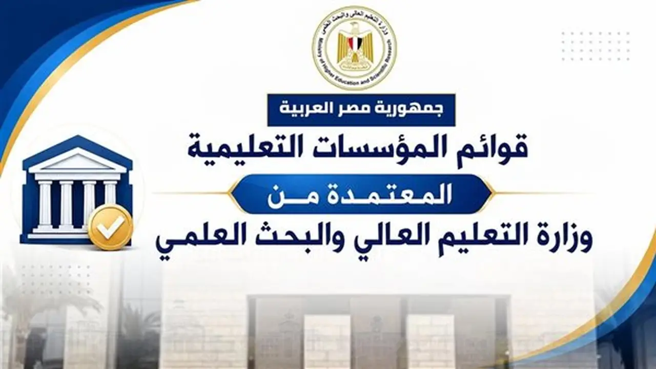 قائمة الجامعات والمعاهد التعليمية المعتمدة في مصر استعدادًا للتنسيق