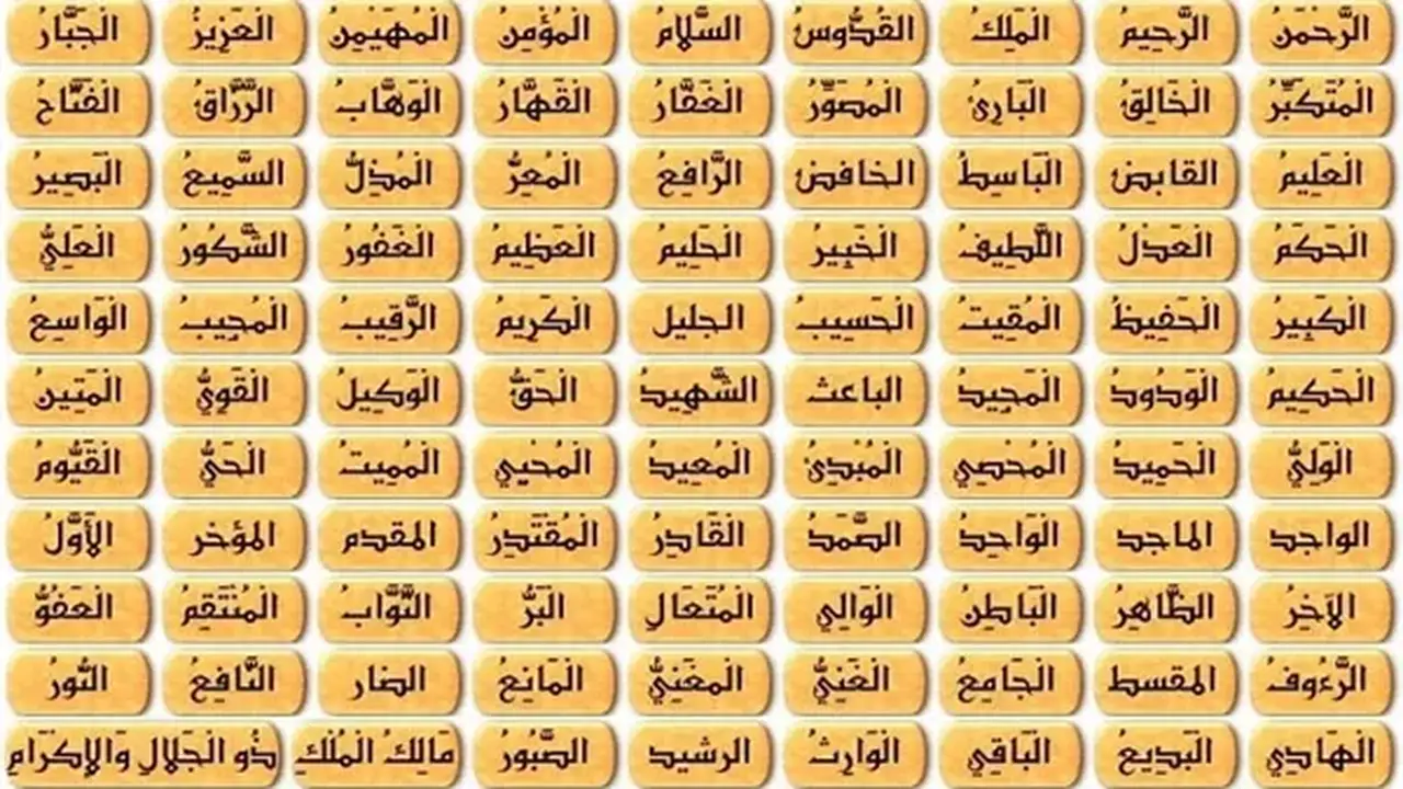 حكم تعلم أسماء الله الحسنى وأهمية معرفتها