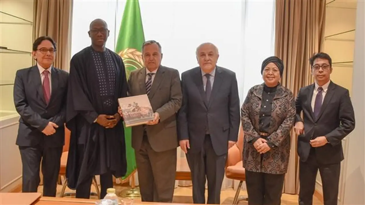 نبيل فهمي يستقبل رئيس لجنة الأمم المتحدة المعنية بحقوق الشعب الفلسطيني