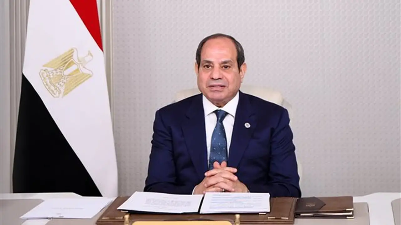 السيسي يؤكد أهمية الوصول إلى حل عادل للقضية الفلسطينية قائم على حل الدولتين