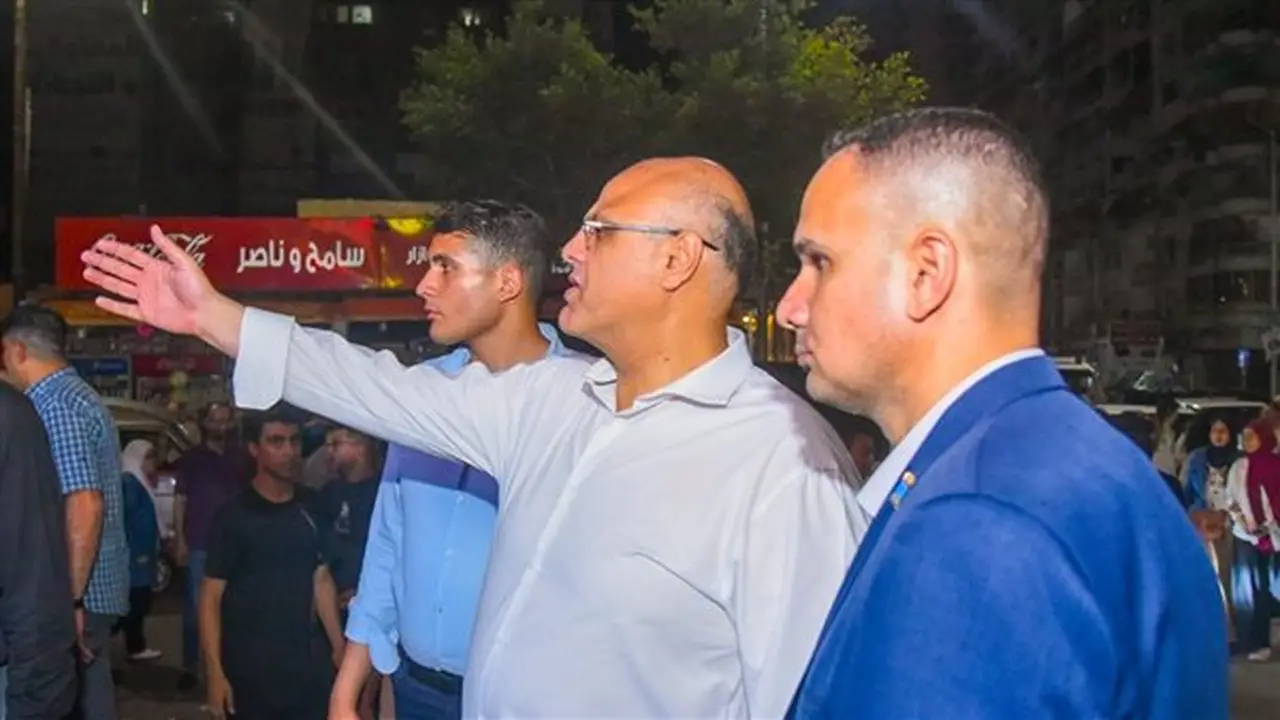 حملة ميدانية لمحافظ الإسكندرية بشارع جمال عبد الناصر لاستعادة الانضباط وإزالة المخالفات