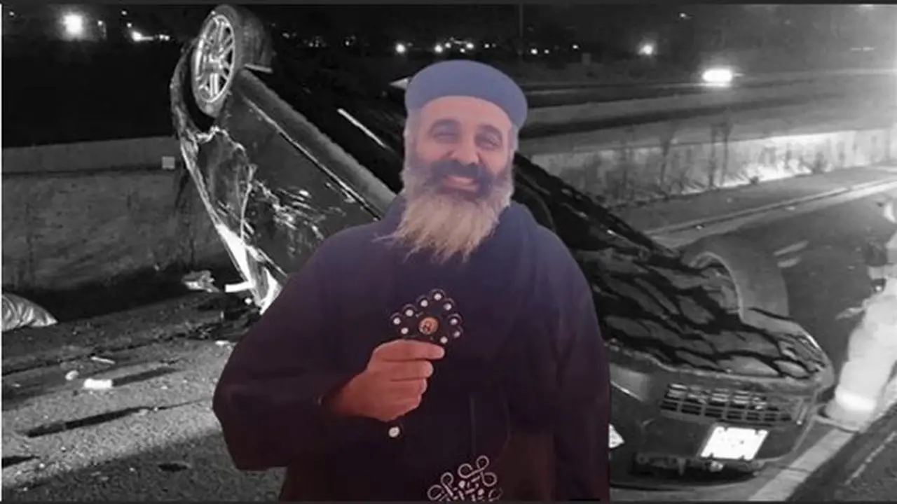 الحالة الصحية لكاهن كنيسة السيدة العذراء بملوي بعد حادث انقلاب سيارته