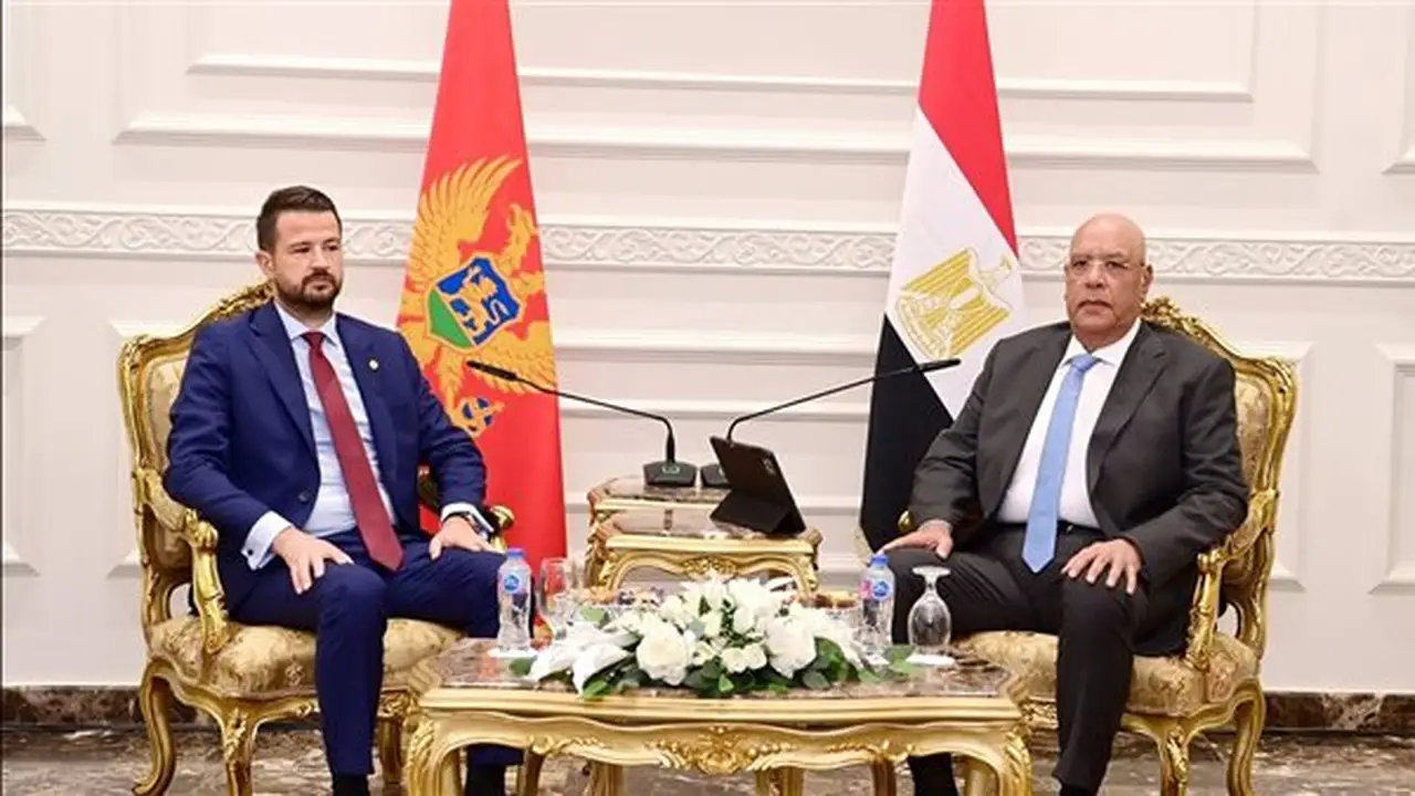 استقبال رئيس مجلس النواب لرئيس جمهورية الجبل الأسود