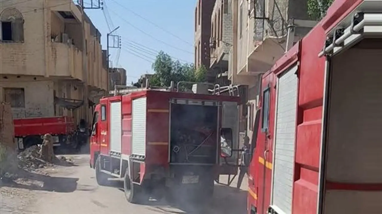 السيطرة على حريق في حوش مواشي بقنا دون خسائر