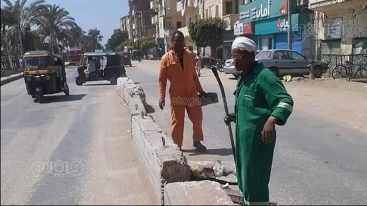 محافظ الجيزة يسحب عمال النظافة من الشوارع خلال موجة الحر